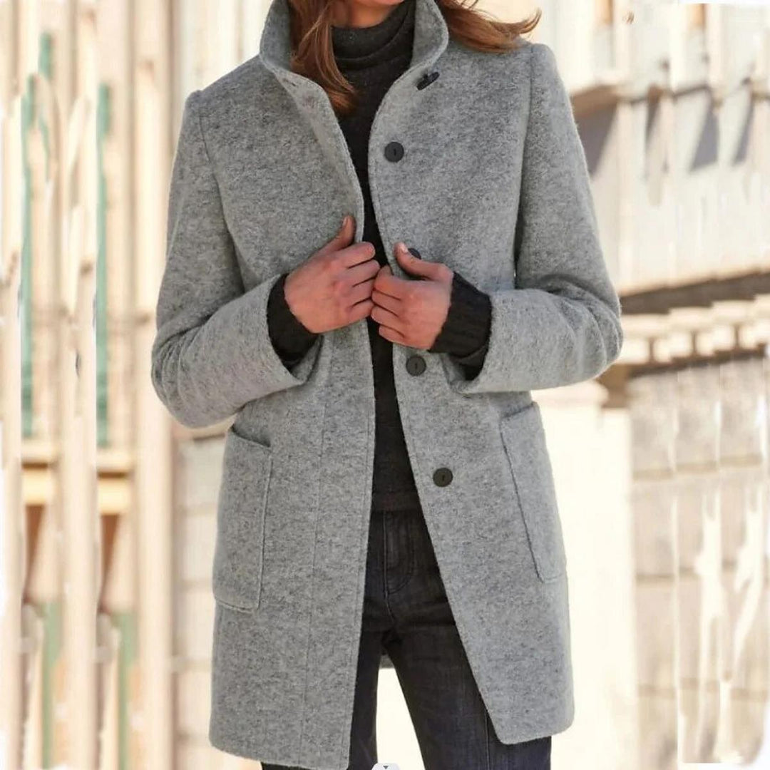 Drune | Damen Eleganter Winter Wollmantel