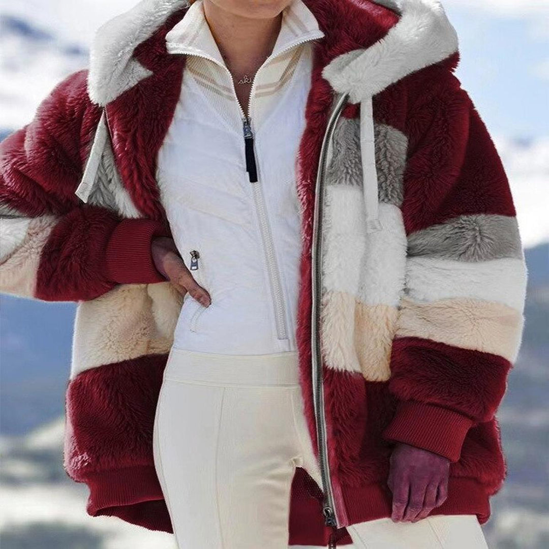 Drune | Damen Fleecejacke mit Vollem Reißverschluss und Taschen