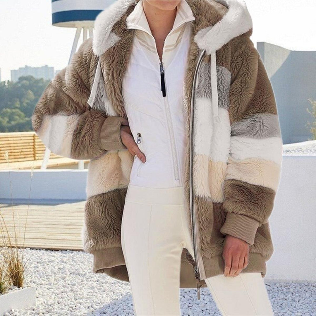 Drune | Damen Fleecejacke mit Vollem Reißverschluss und Taschen