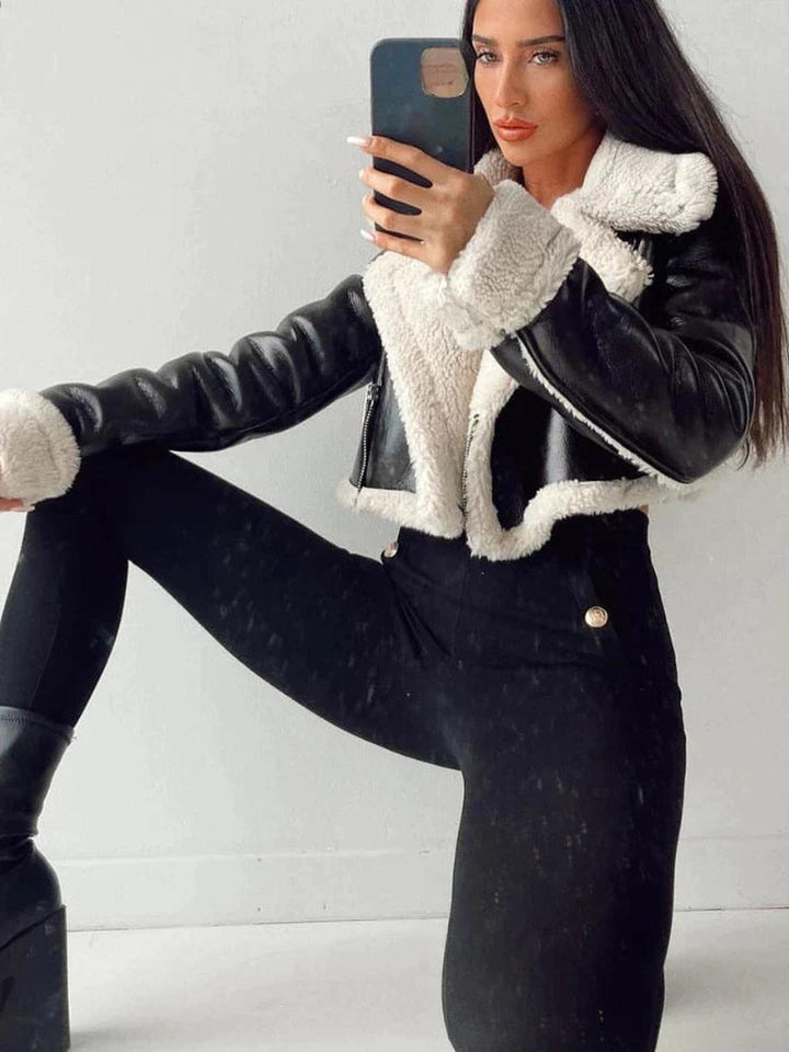 Drune | Damen Fleecegefütterte Kurzjacke