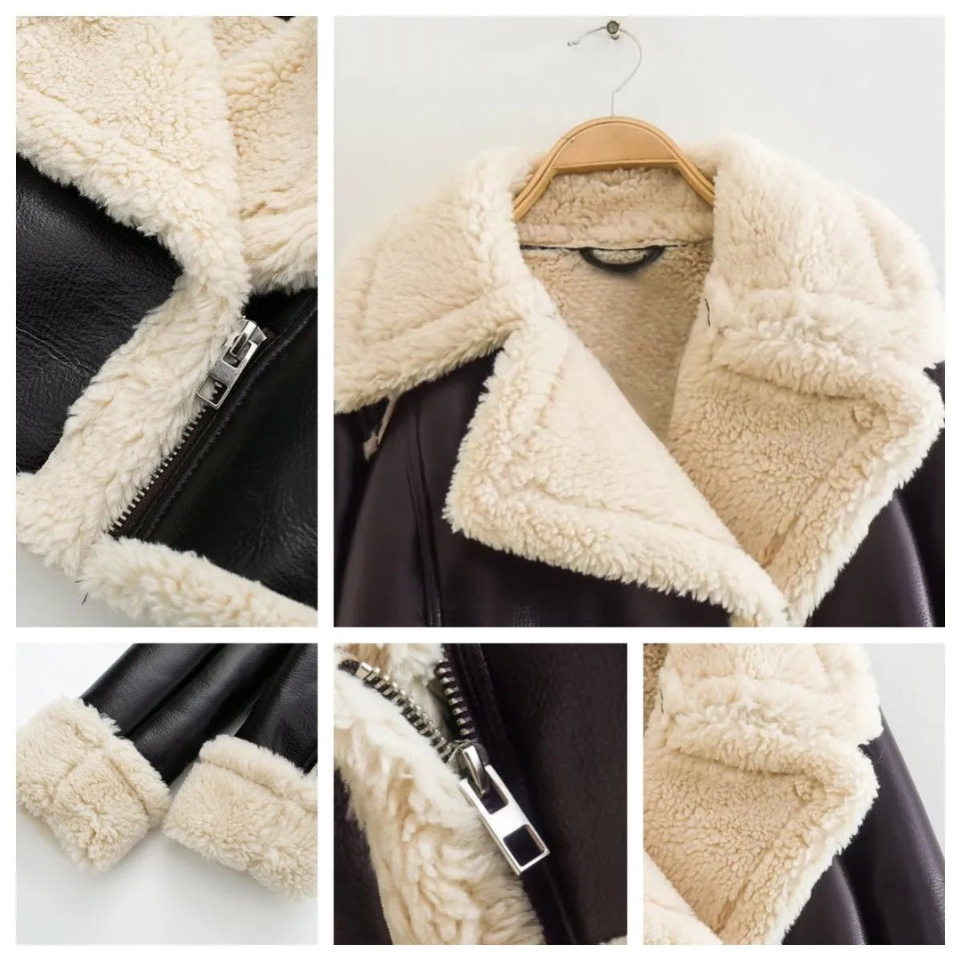 Drune | Damen Fleecegefütterte Kurzjacke