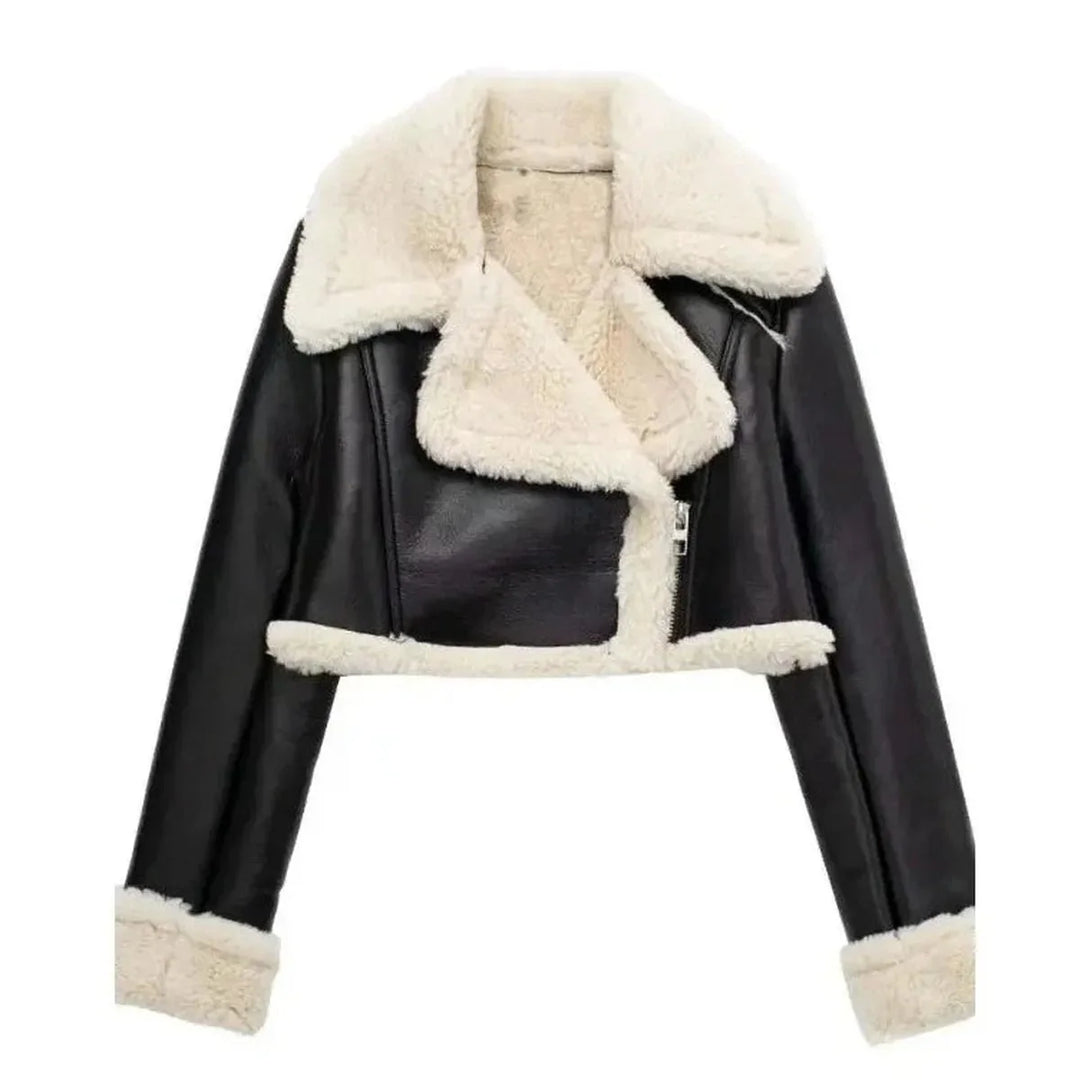 Drune | Damen Fleecegefütterte Kurzjacke