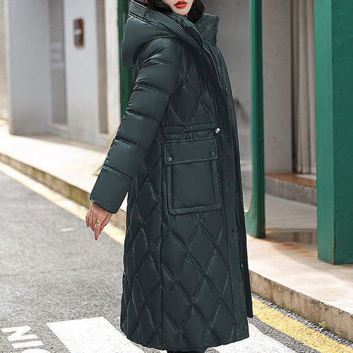 Drune | Damen Isolierte Kapuzen Winterjacke
