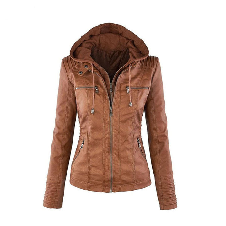 Drune | Damen Leichte Leder Sommerjacke