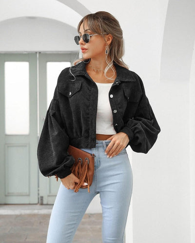 Drune | Damen Leichte Frühlingsjacke mit Weichem Stoff
