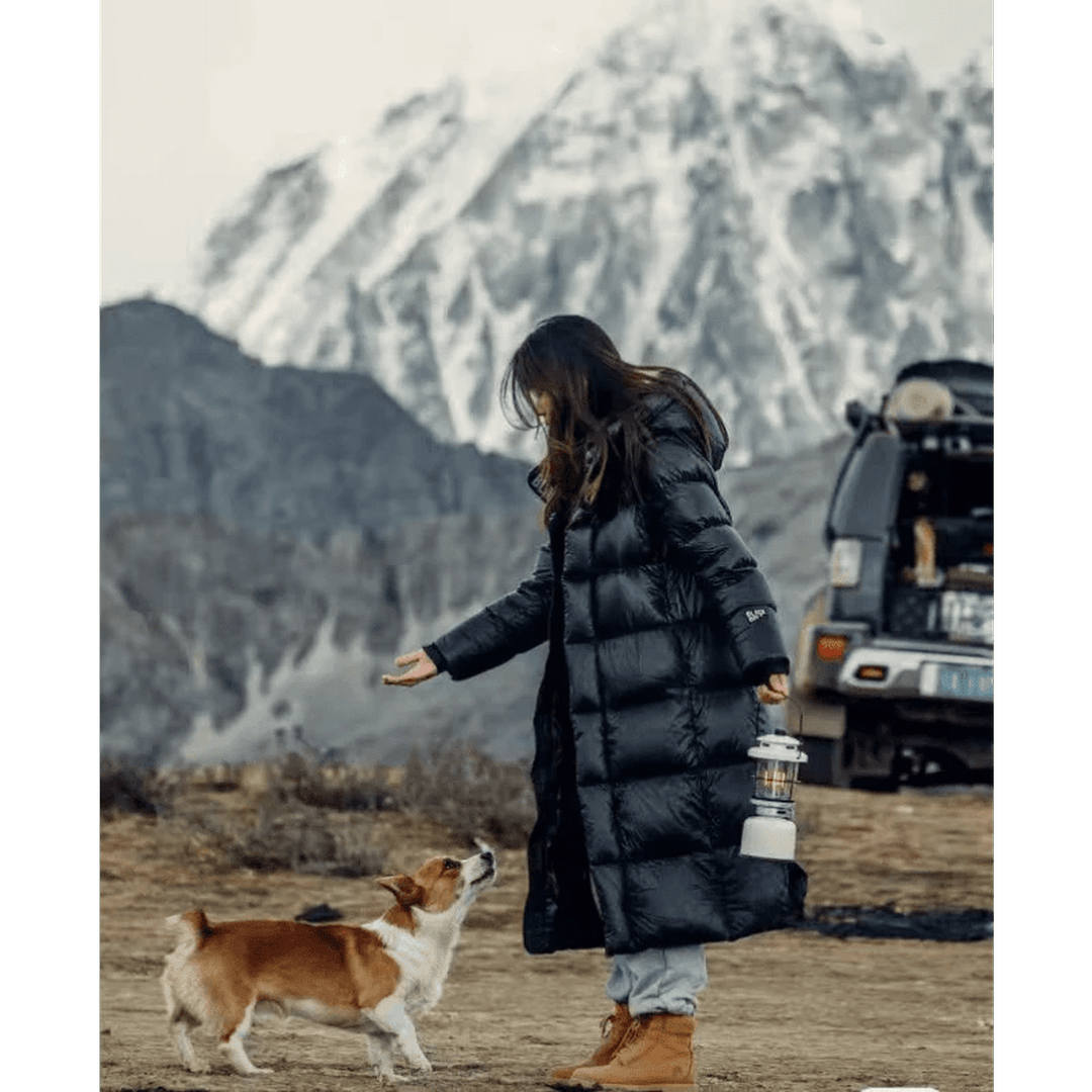 Drune | Damen Lange Gep Padded Winterjacke