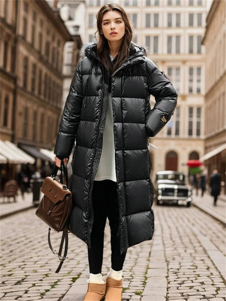 Drune | Damen Lange Gep Padded Winterjacke