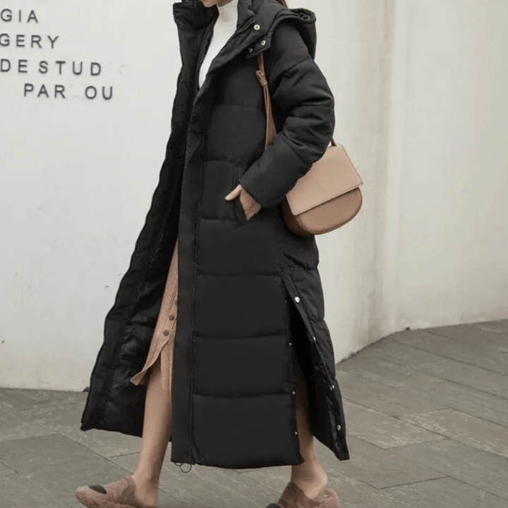 Drune | Damen Lange Stepp Winterjacke