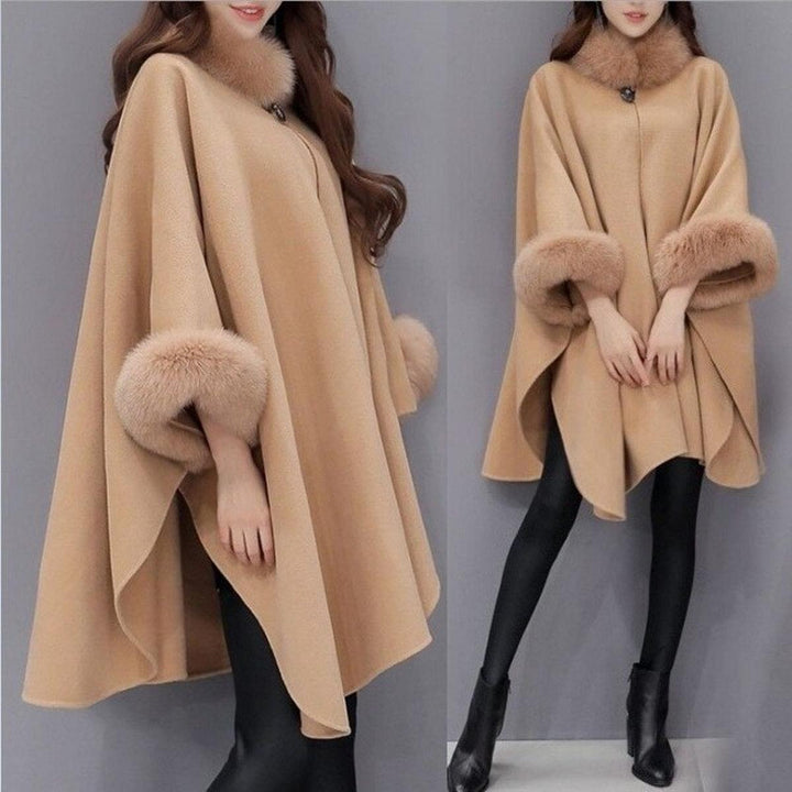 Drune | Damen Luxus Cashmere Mantel mit Einzigartigem Design