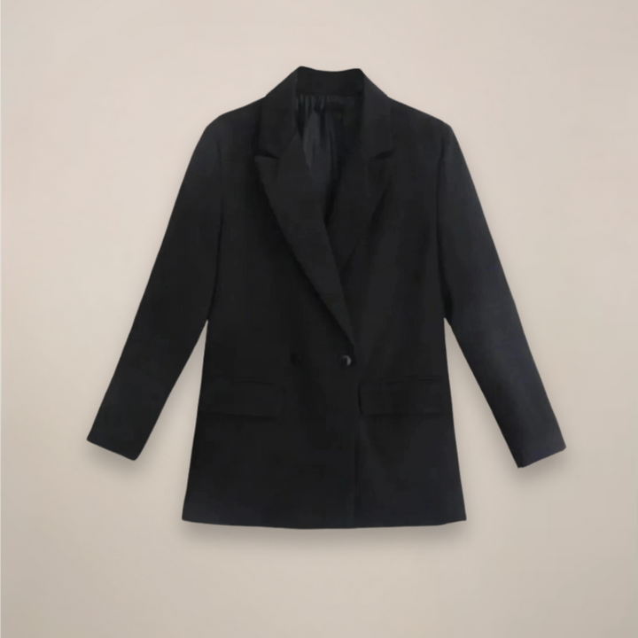 Drune | Oversized Doppelreiher Blazer Mantel – Langer Smarter Jacke für Herbst/Winter