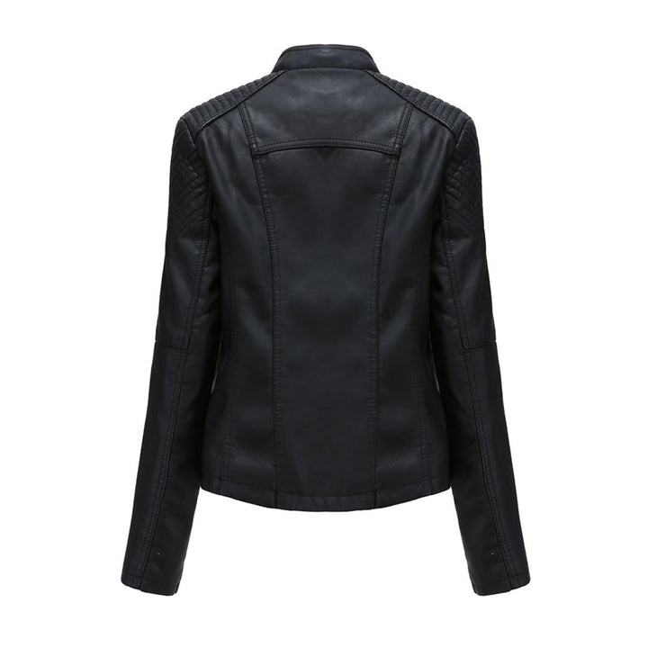 Drune | Damen PU-Leder Motorradjacke Für Freizeit und Outdoor Bekleidung