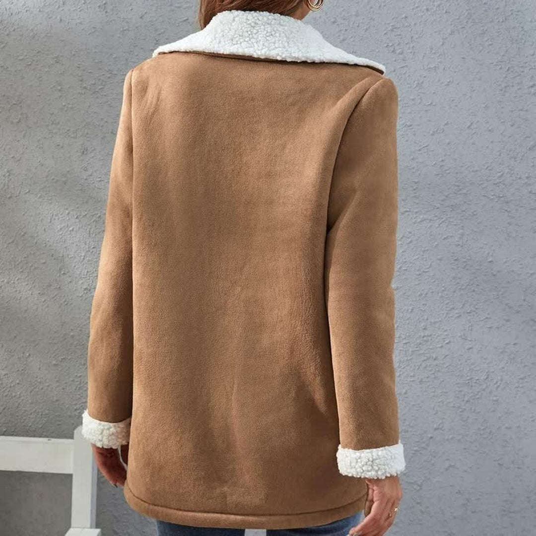 Drune | Damen Soft Fabric Jacke mit Vielseitigem Design