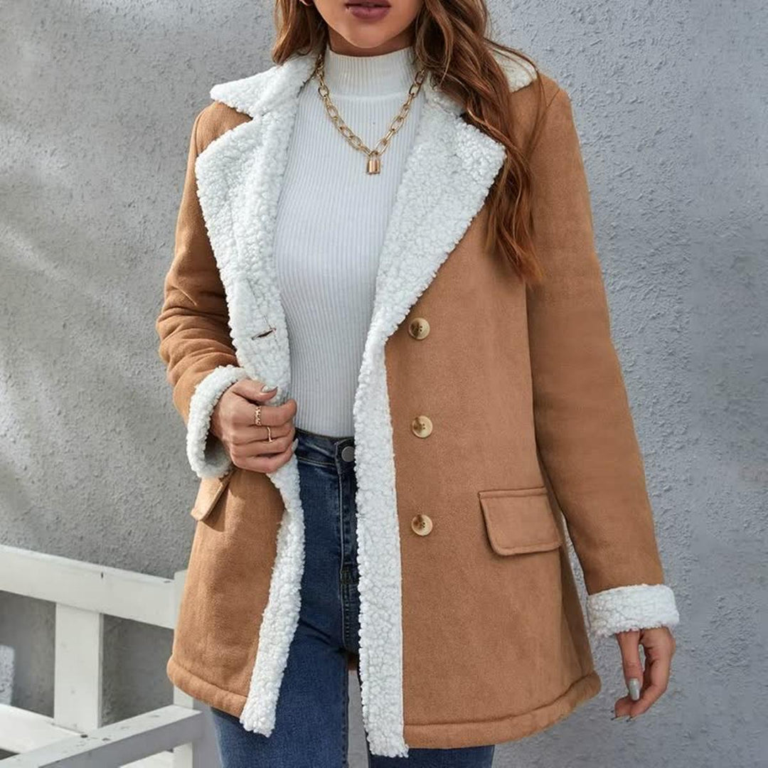 Drune | Damen Soft Fabric Jacke mit Vielseitigem Design