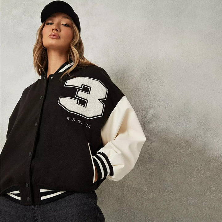 Drune | Damen Sportliche Baseballjacke mit Klassischem Design