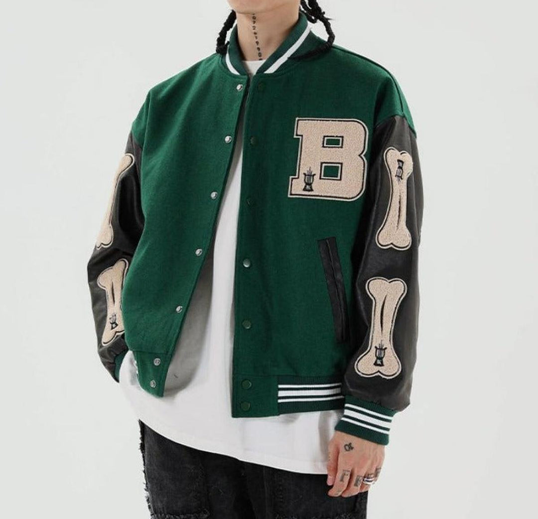 Drune | Damen Stylische Bomberjacke mit Reißverschluss und Taschen