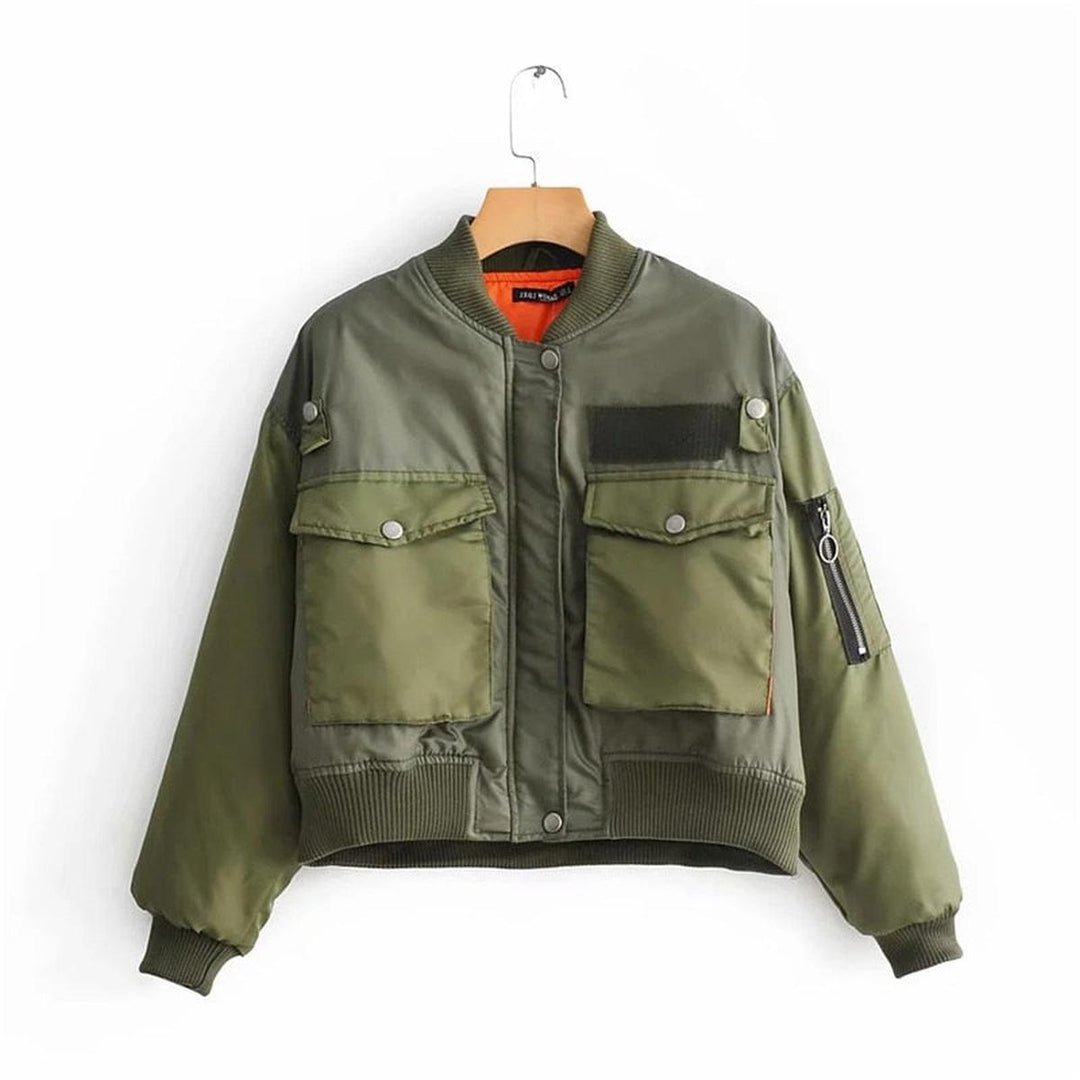Drune | Damen Trendy Bomberjacke mit Sporty Schnitt