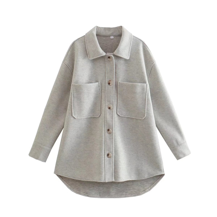 Drune | Damen Trendy Jacke mit Taschen