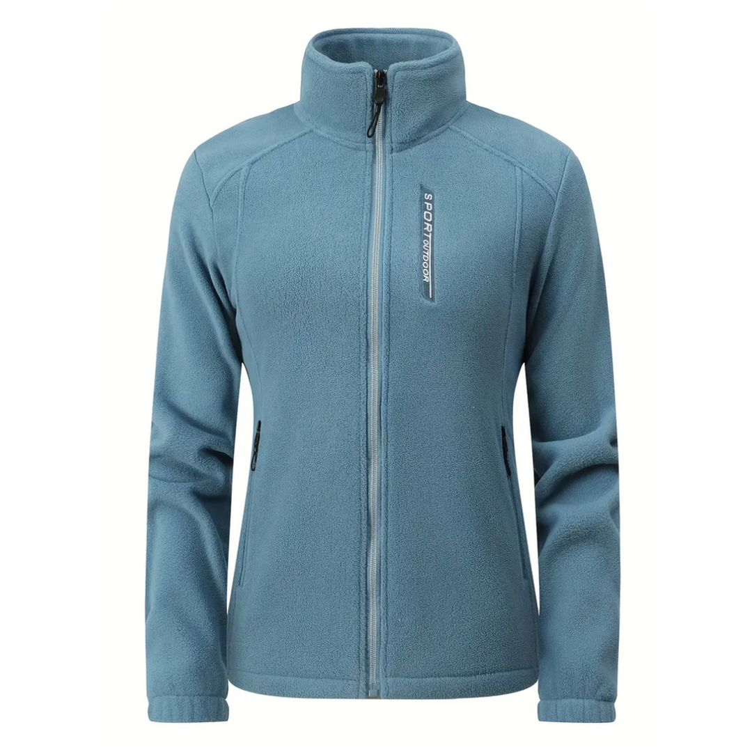 Drune | Damen Warme Outdoor Fleecejacke mit Plüschfutter