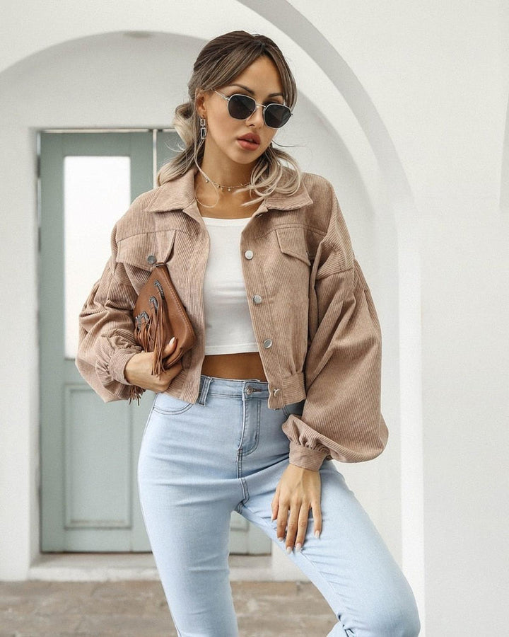 Drune | Damen Modejacke mit Weitem Ärmel