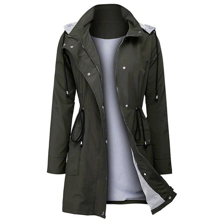 Drune | Damen Winddichte Frühlingsjacke mit Verstellbarem Kapuze