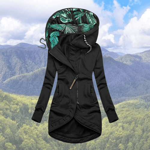 Drune | Damen Wintermantel mit Kapuzendesign