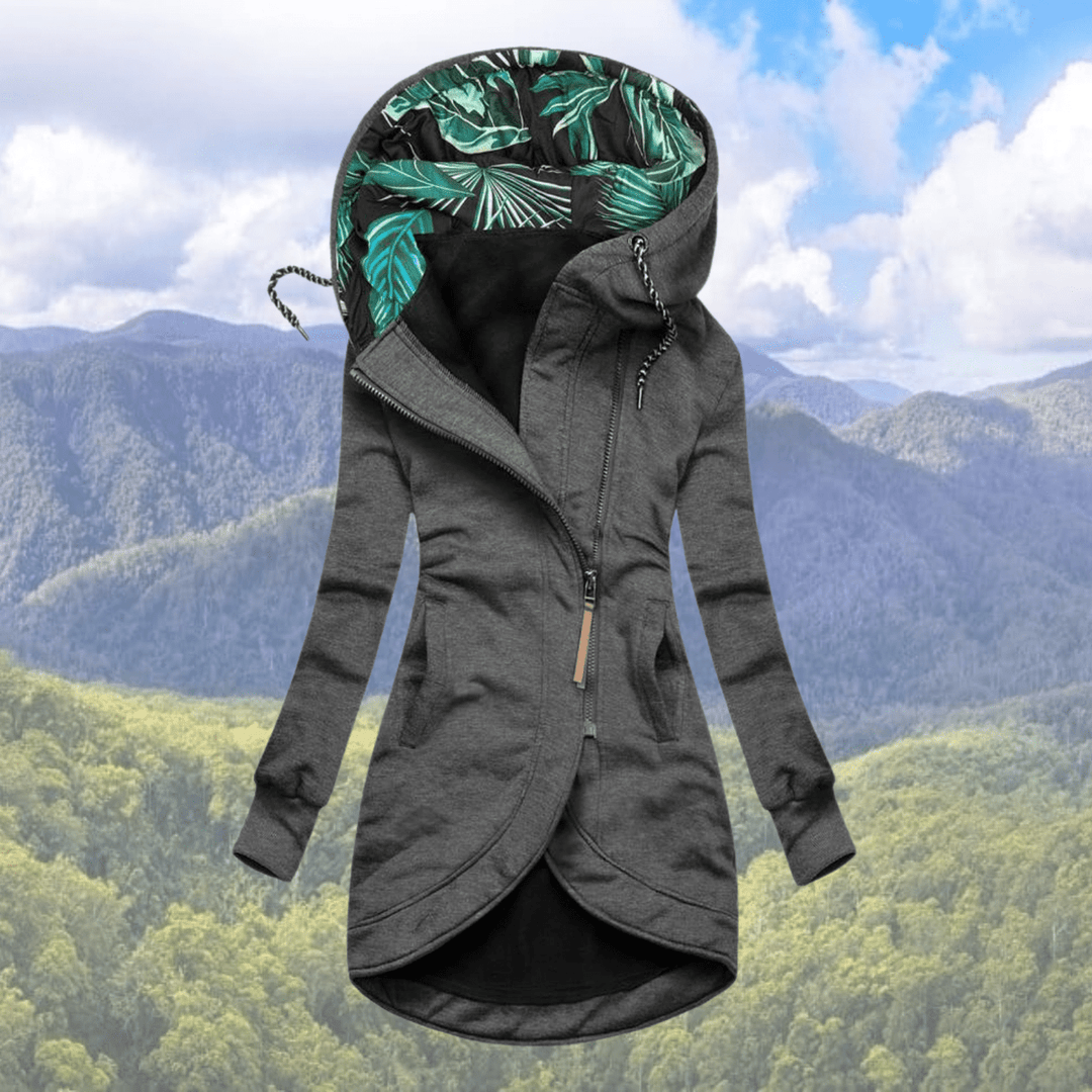 Drune | Damen Wintermantel mit Kapuzendesign