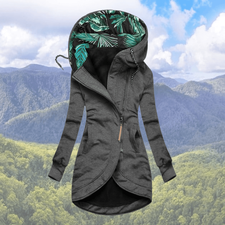 Drune | Damen Wintermantel mit Kapuzendesign