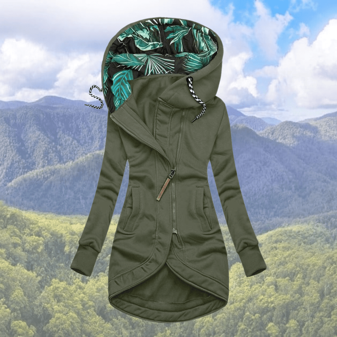 Drune | Damen Wintermantel mit Kapuzendesign