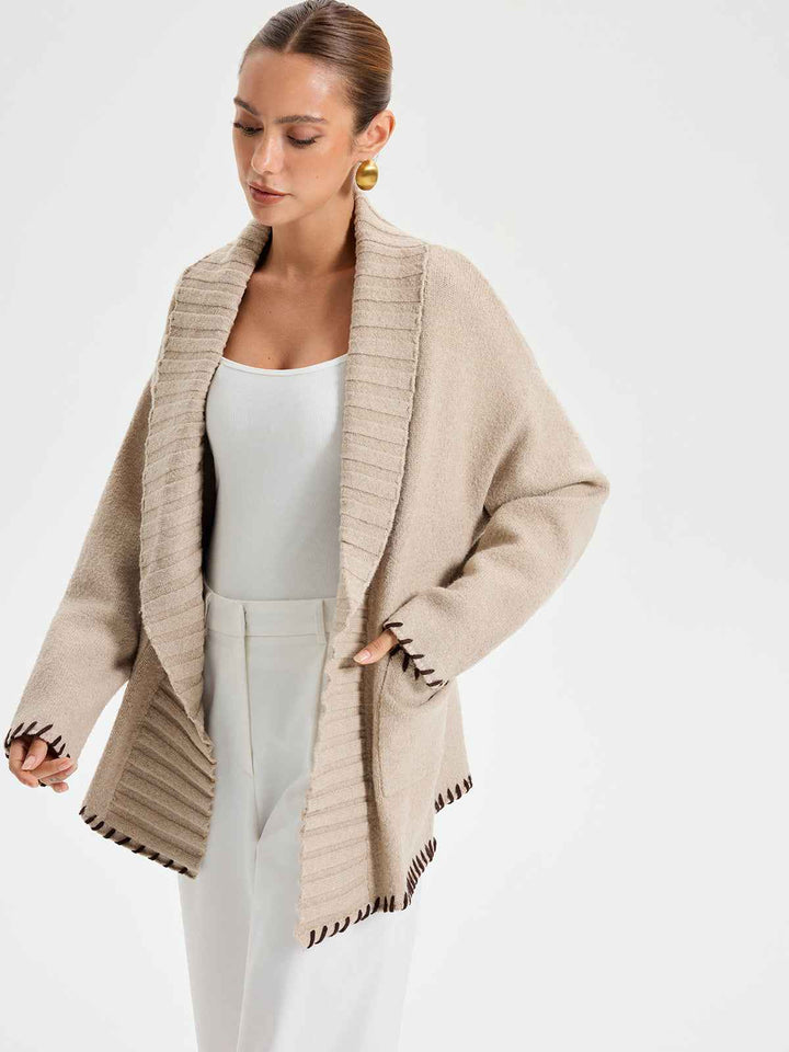 Drune | Wintermäntel - Strickoberbekleidung mit Gürtel-Design für Wärme