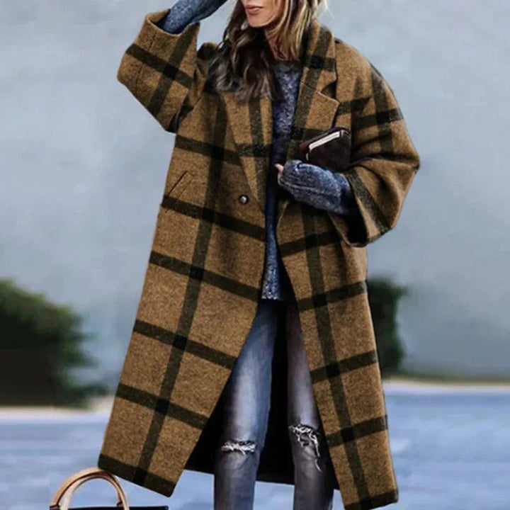 Drune | Wolle Mantel für Frauen - Elegantes, knöchellanges Design - Winter