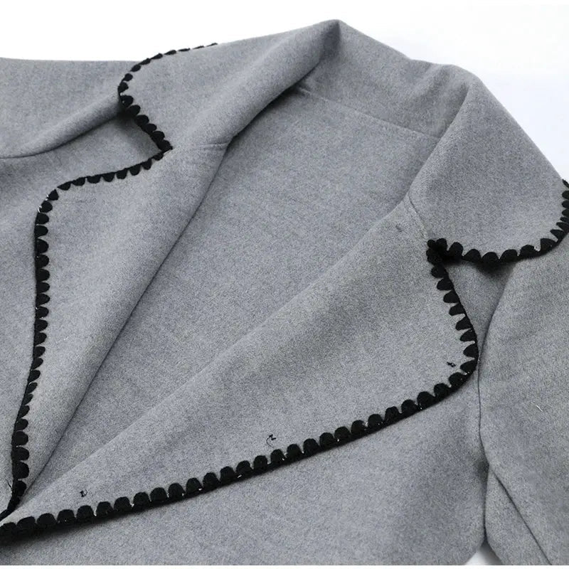 Drune | Revers Taschenmantel für Damen