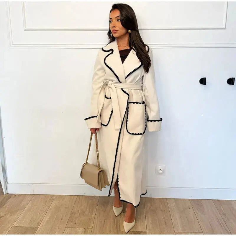 Drune | Revers Taschenmantel für Damen