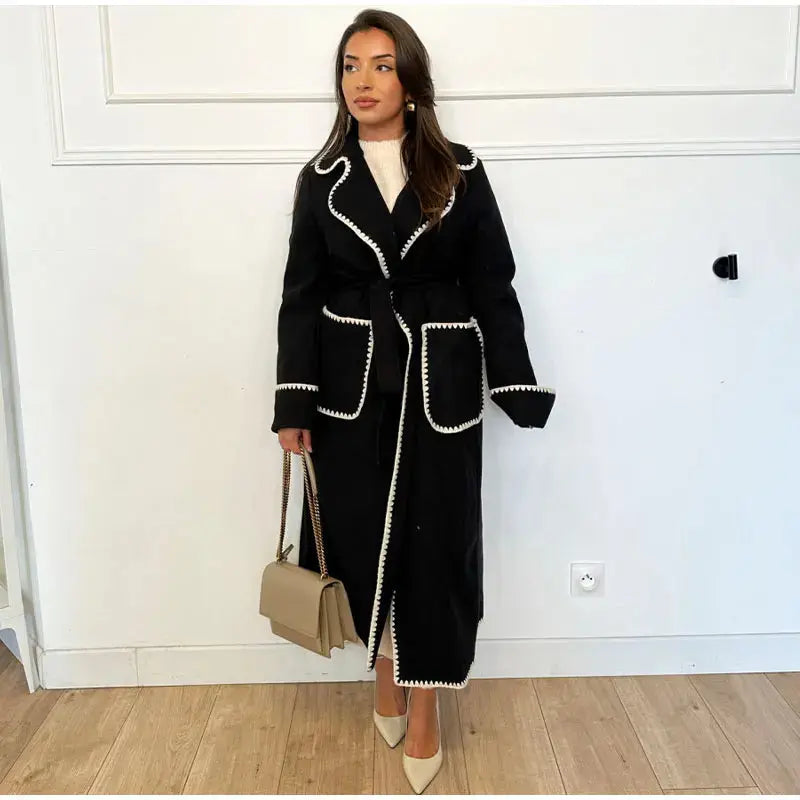 Drune | Revers Taschenmantel für Damen