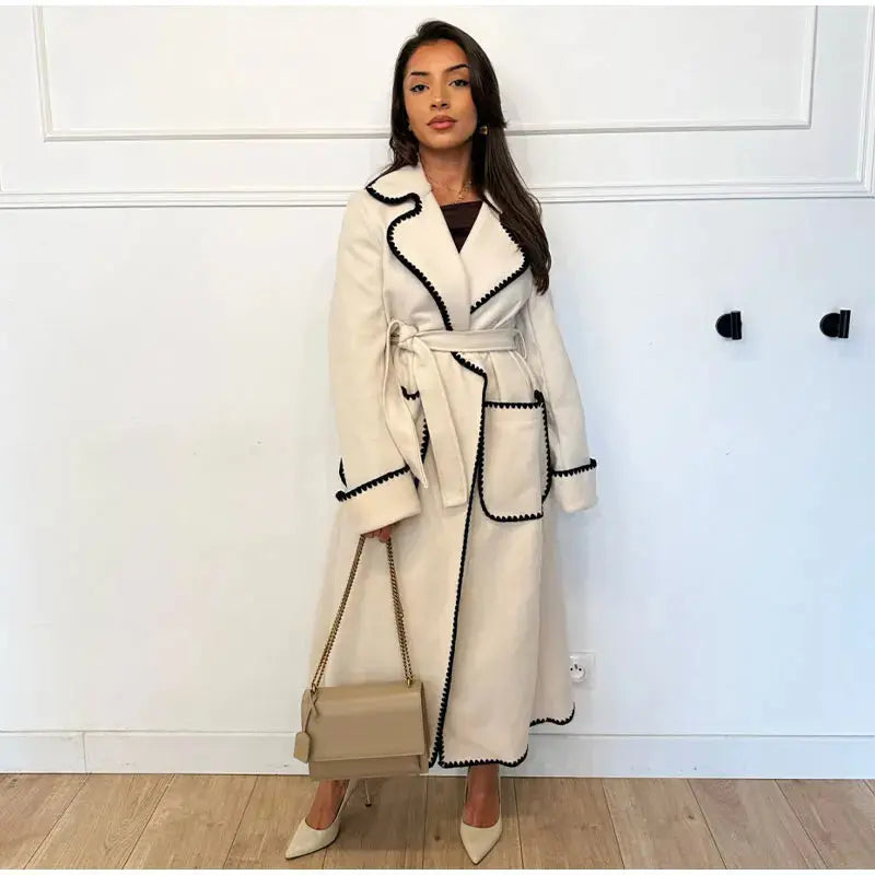 Drune | Revers Taschenmantel für Damen