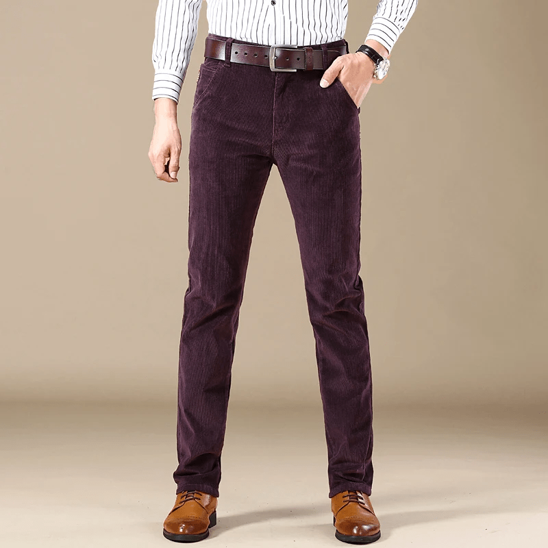 Drune | Arbeitscordhosen für Männer - Slim Fit