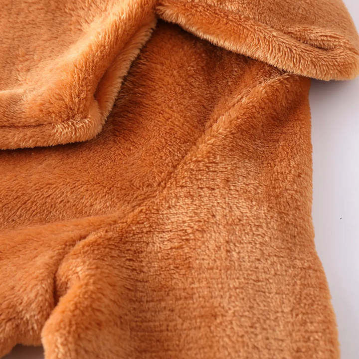 Drune | Warmer Plüsch Wintermantel für Damen
