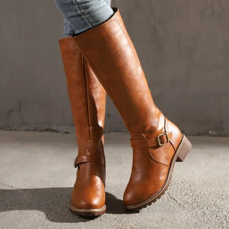 Drune | Elegante Lederstiefel – Trendige Damenstiefel für jeden Anlass