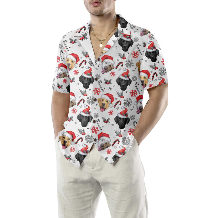 Drune | Xmas Labrador Retriever Hawaiian Shirt, Lustiges Labrador Shirt für Männer & Frauen, Bestes Weihnachtsgeschenk
