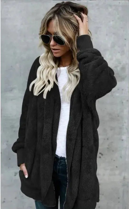 Drune | Warme Teddy Fleecejacke