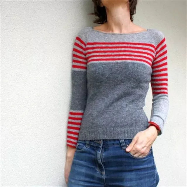 Drune | Rundhals Pullover Aus Twill