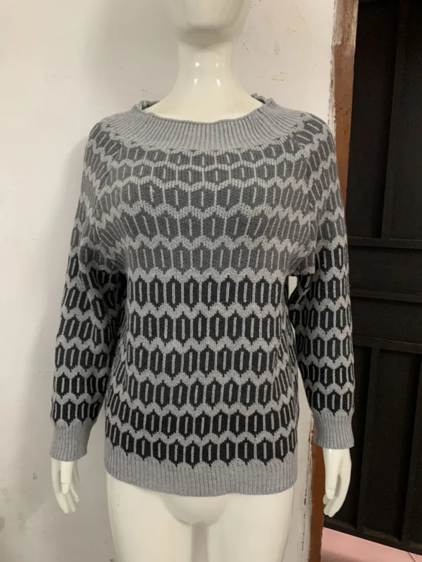 Drune | Rundhals Pullover Aus Twill