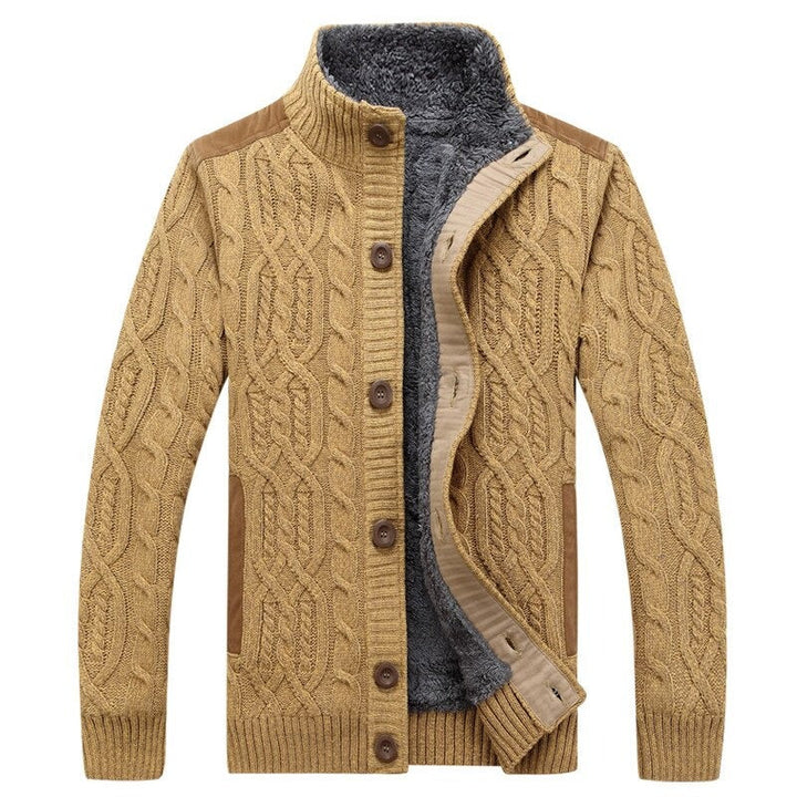 Drune | Strickjacke mit Plüschfutter