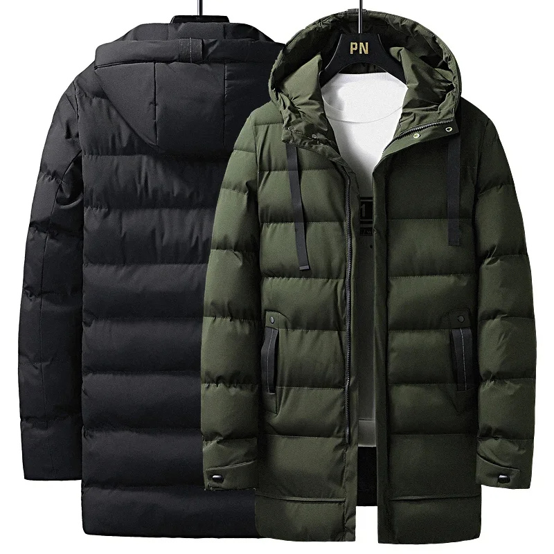 Drune | Herren Wintermantel lang Warm und winddicht für Outdoor-Aktivitäten