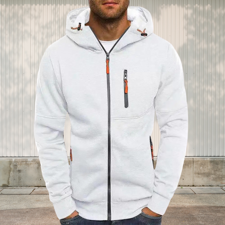 Drune | Sportliche Herren Kapuzenjacke mit Reißverschluss