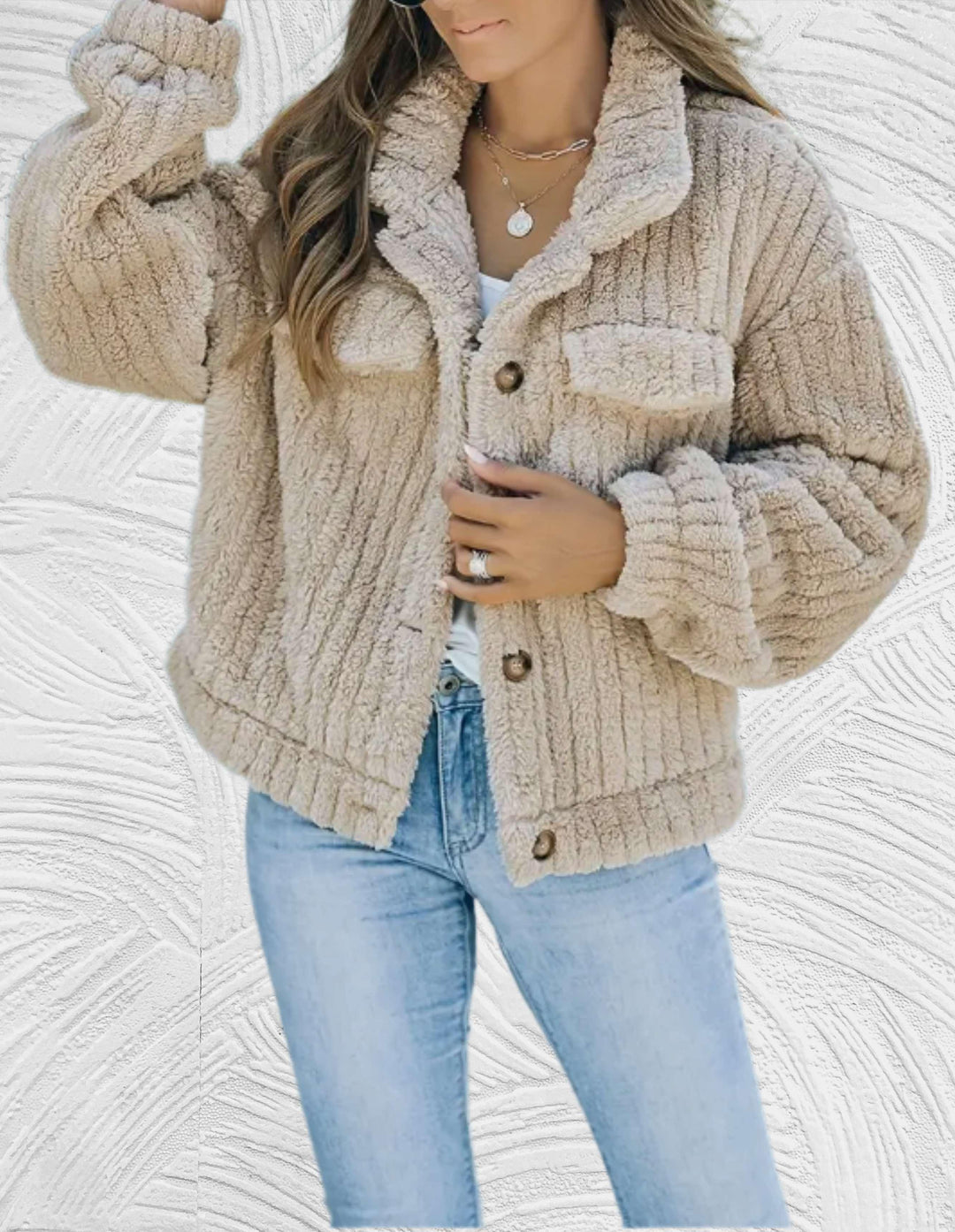 Drune | Damen Wolljacke Stilvolle Winter/herbst