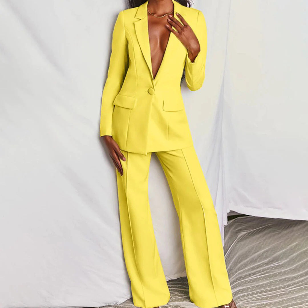 Drune | Set Elegantes Blazer und Hose-Set für Damen