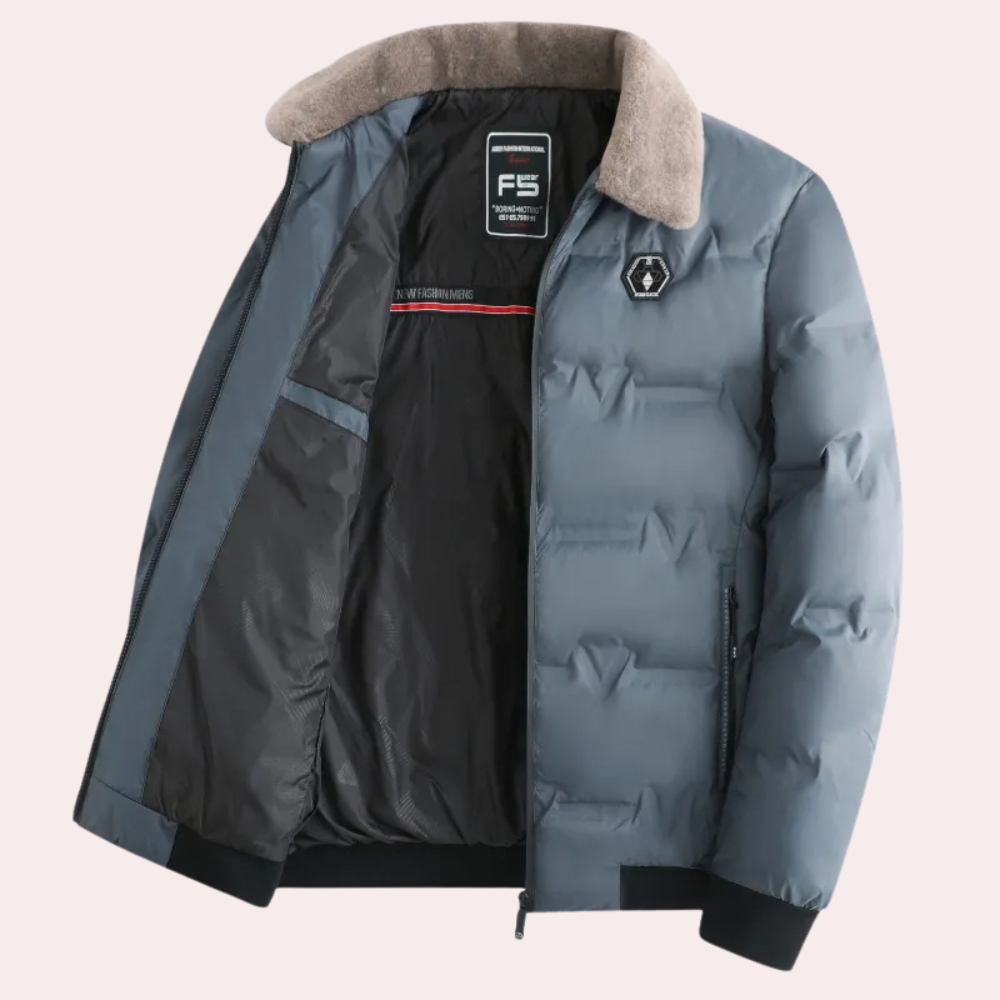 Drune | Gepolsterte Winterjacke Für Herren Für Kalte Tage