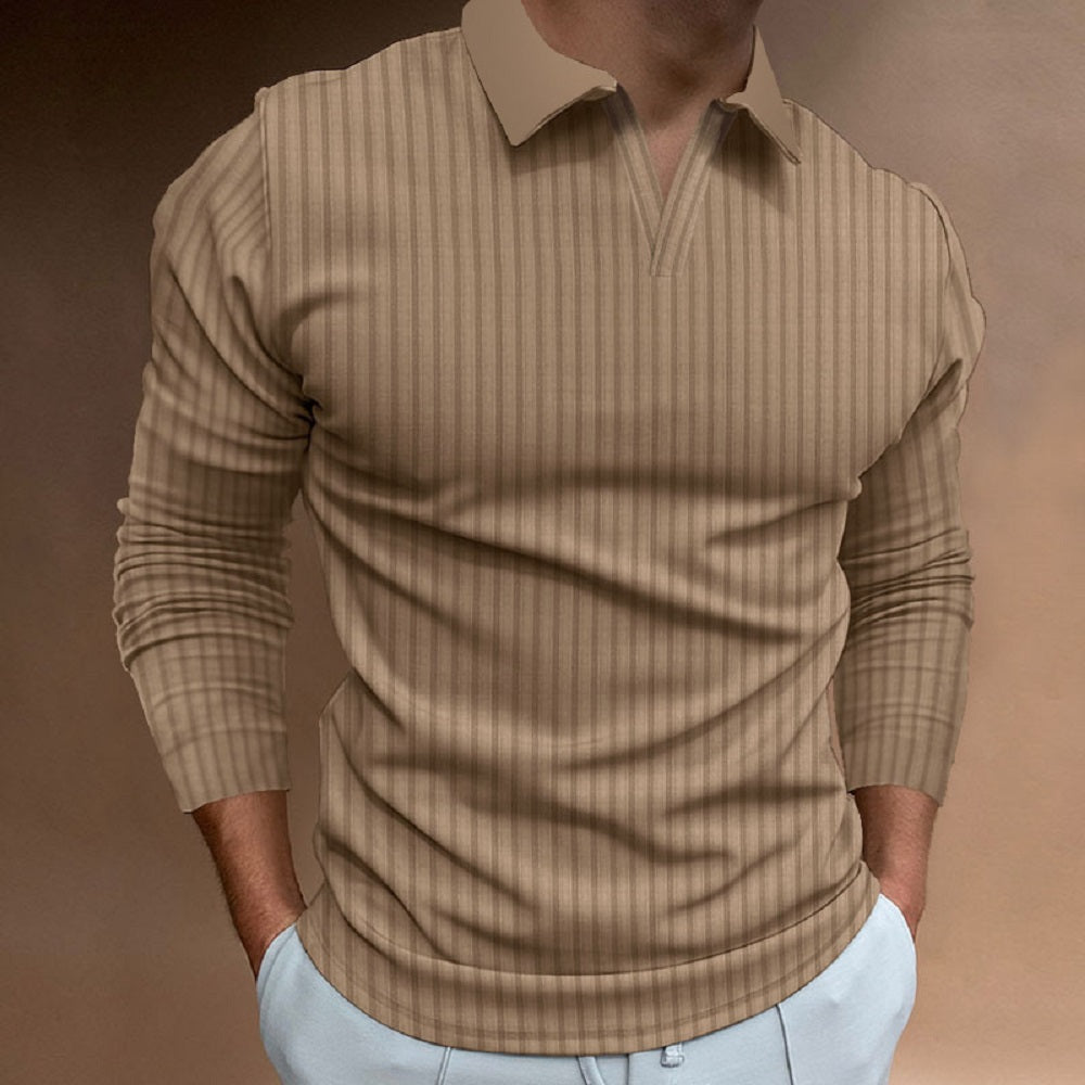 Drune - Lässiger Herrenpullover mit V-Ausschnitt