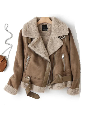 Drune | Warme Vintage-Pelzjacke