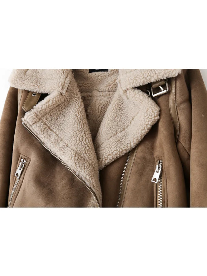 Drune | Warme Vintage-Pelzjacke